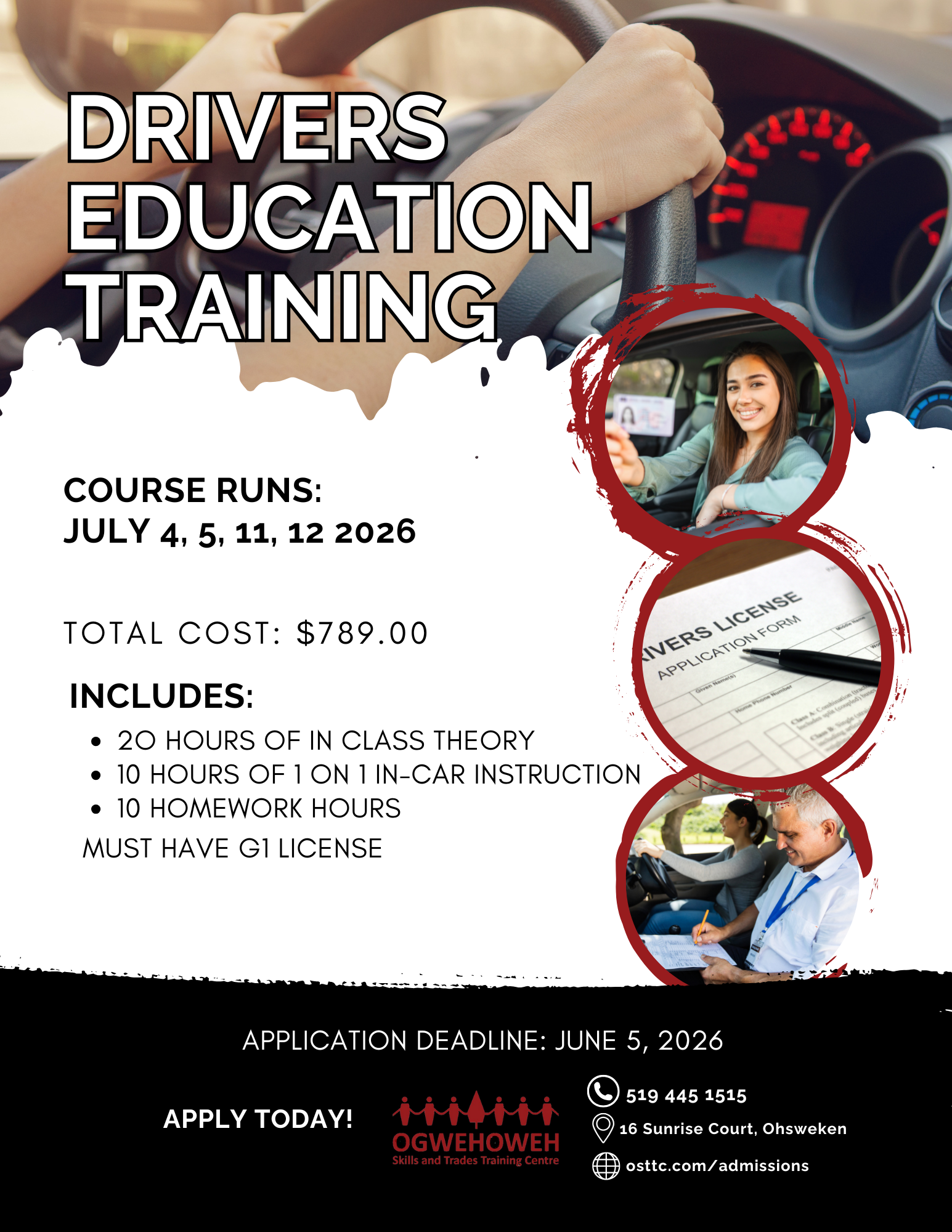 Driver’s Education Narrative Photo