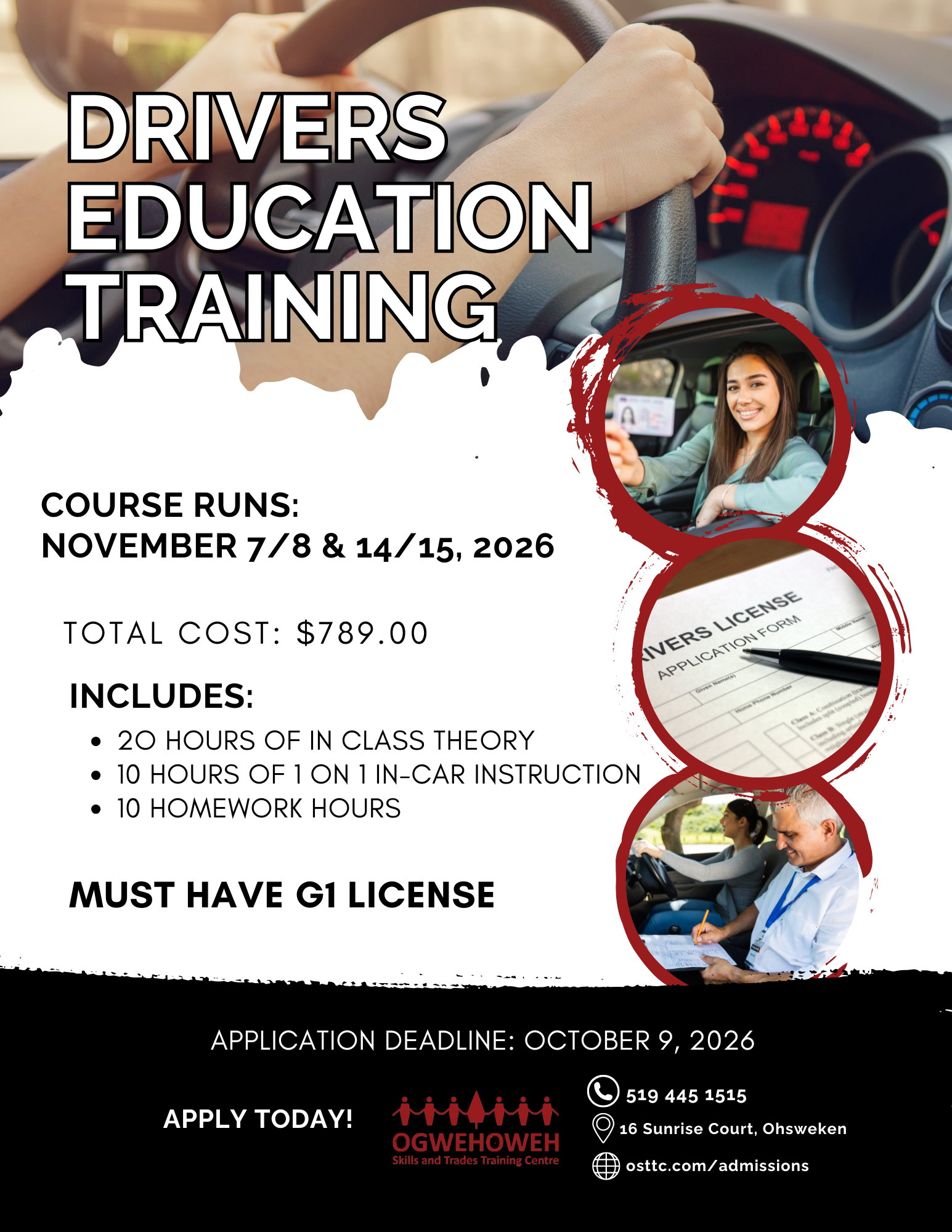 Driver’s Education Narrative Photo