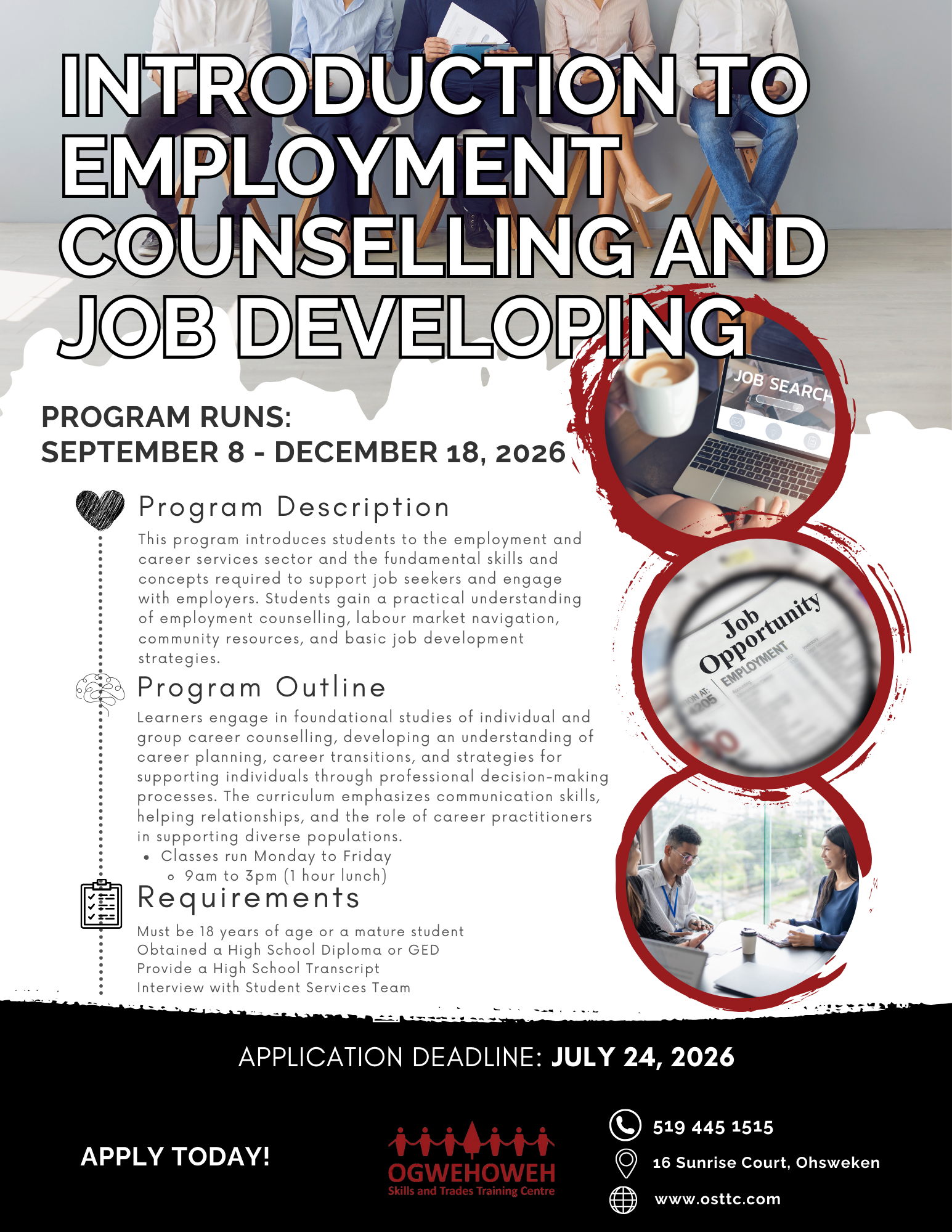 Introduction to Employment Counselling and Job Developing Narrative Photo